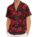 Muladhara Chakra Pattern Print Men's Deep V-Neck Shirt
