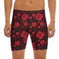 Muladhara Chakra Pattern Print Men's Long Boxer Briefs