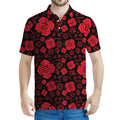 Muladhara Chakra Pattern Print Men's Polo Shirt
