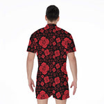 Muladhara Chakra Pattern Print Men's Rompers