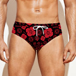 Muladhara Chakra Pattern Print Men's Swim Briefs