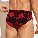 Muladhara Chakra Pattern Print Men's Swim Briefs
