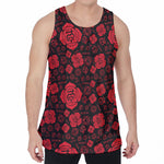 Muladhara Chakra Pattern Print Men's Velvet Tank Top