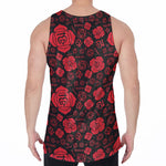 Muladhara Chakra Pattern Print Men's Velvet Tank Top