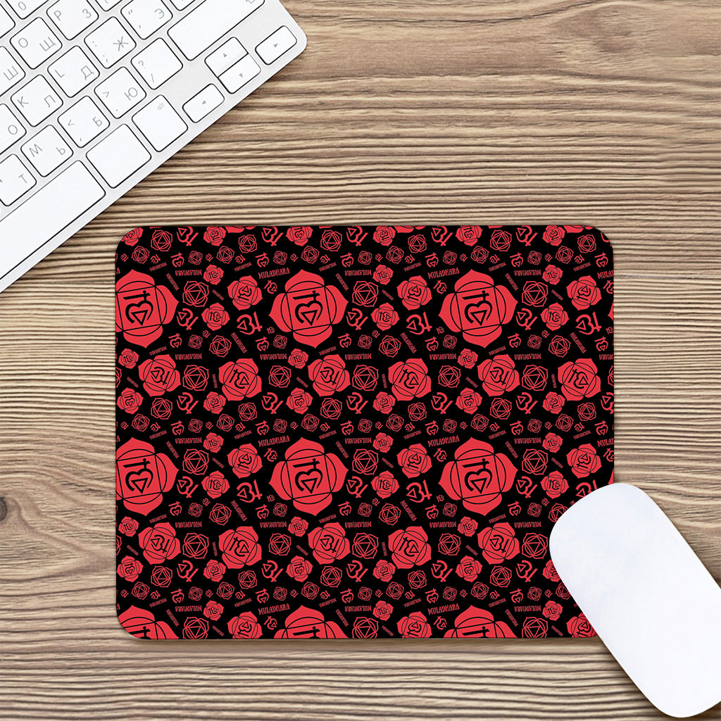 Muladhara Chakra Pattern Print Mouse Pad