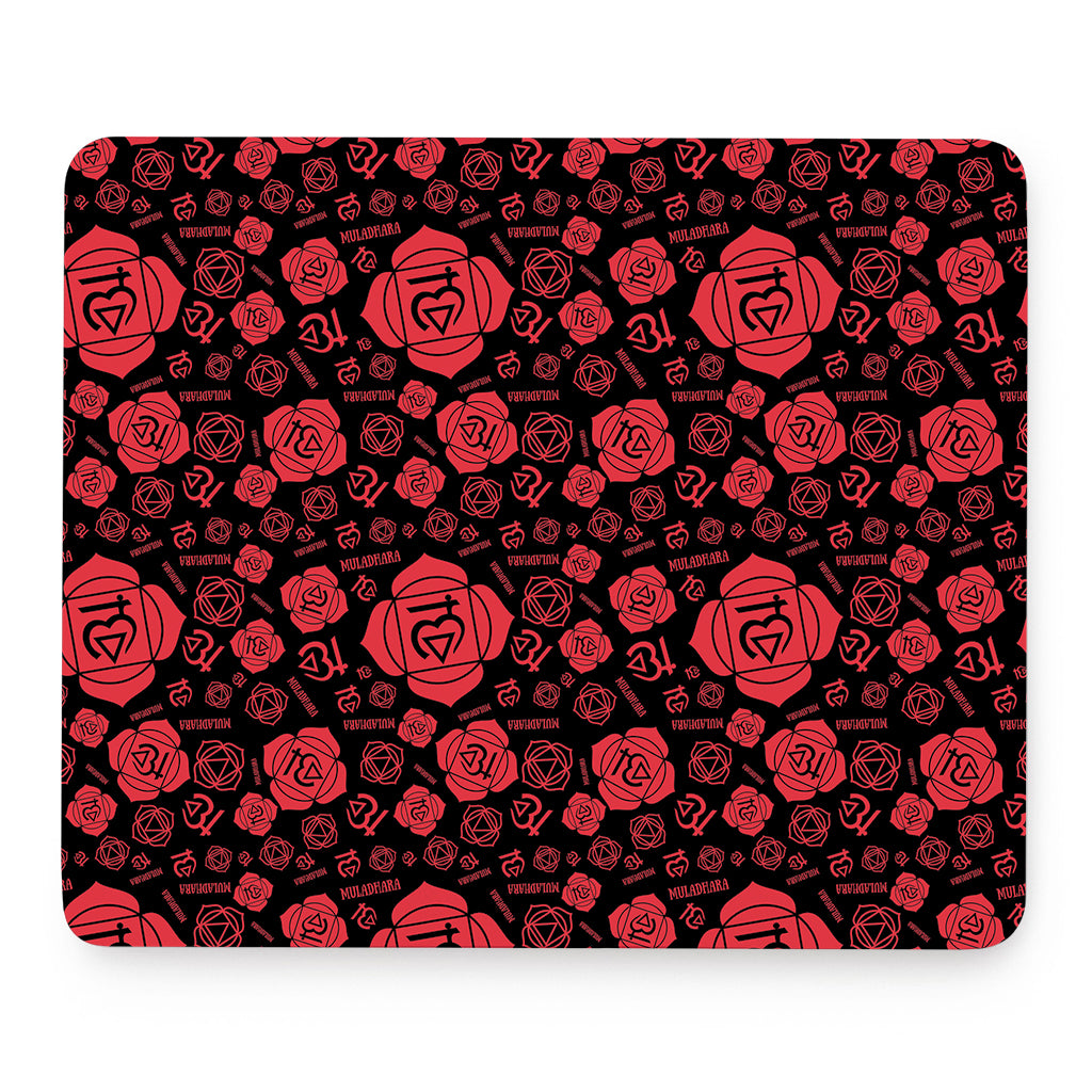 Muladhara Chakra Pattern Print Mouse Pad