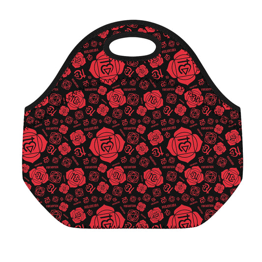 Muladhara Chakra Pattern Print Neoprene Lunch Bag