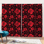 Muladhara Chakra Pattern Print Pencil Pleat Curtains