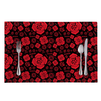 Muladhara Chakra Pattern Print Placemat