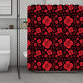 Muladhara Chakra Pattern Print Polyester Shower Curtain