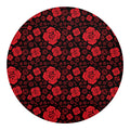 Muladhara Chakra Pattern Print Round Blanket
