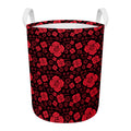 Muladhara Chakra Pattern Print Round Laundry Basket
