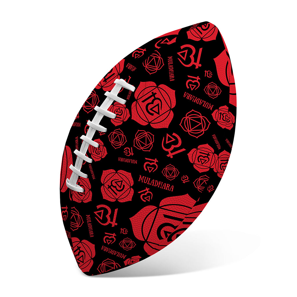 Muladhara Chakra Pattern Print Rugby Ball