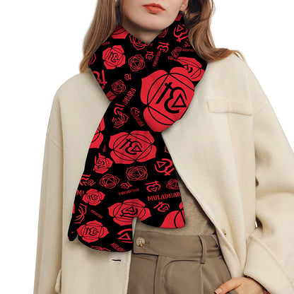 Muladhara Chakra Pattern Print Scarf