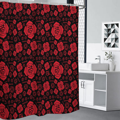 Muladhara Chakra Pattern Print Shower Curtain