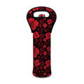 Muladhara Chakra Pattern Print Single Neoprene Wine Tote