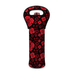 Muladhara Chakra Pattern Print Single Neoprene Wine Tote