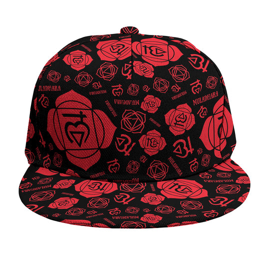 Muladhara Chakra Pattern Print Snapback Cap