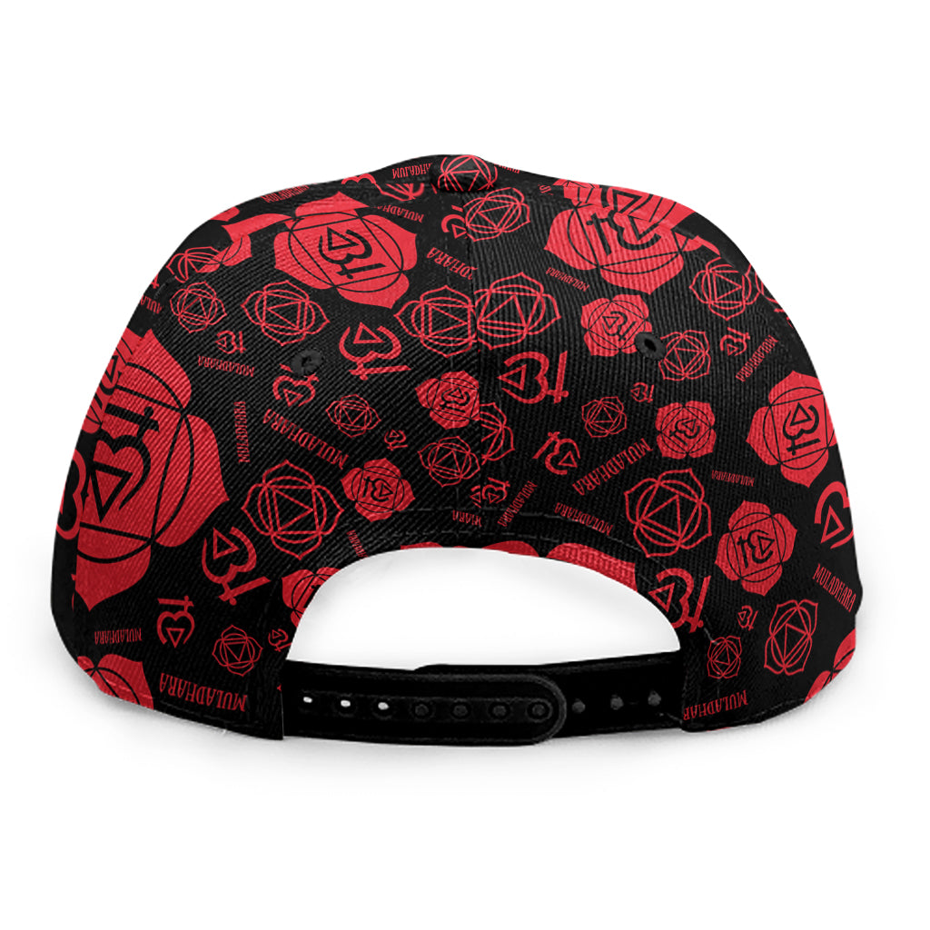 Muladhara Chakra Pattern Print Snapback Cap