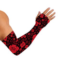 Muladhara Chakra Pattern Print Sun Protection Arm Sleeves