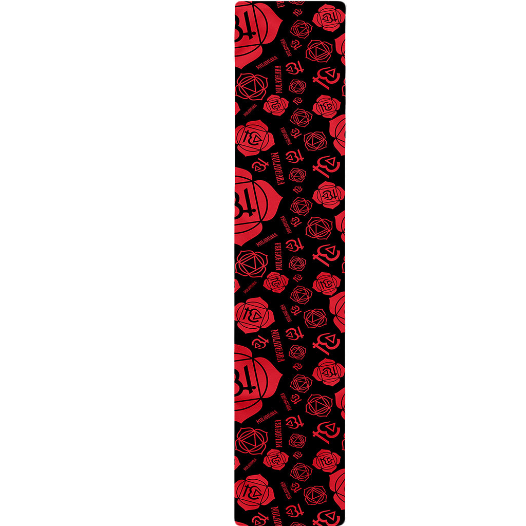 Muladhara Chakra Pattern Print Table Runner