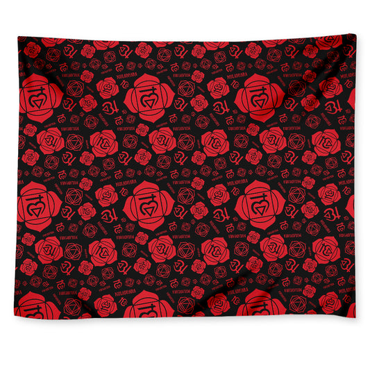 Muladhara Chakra Pattern Print Tapestry