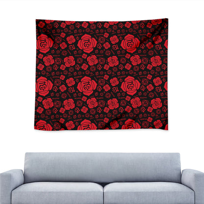 Muladhara Chakra Pattern Print Tapestry