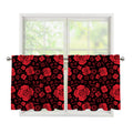 Muladhara Chakra Pattern Print Tier Curtains