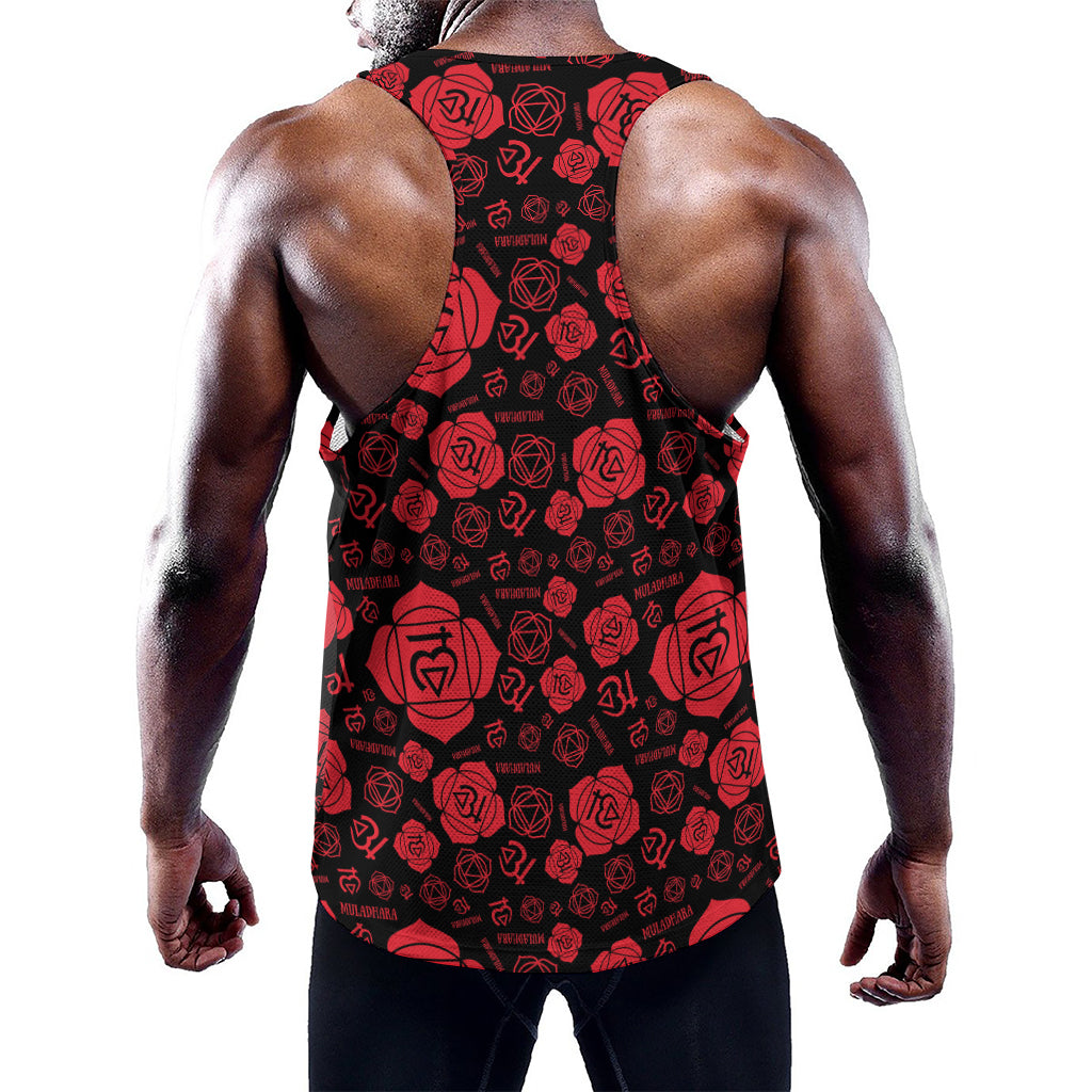 Muladhara Chakra Pattern Print Training Tank Top