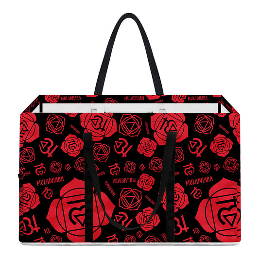 Muladhara Chakra Pattern Print Utility Tote Bag