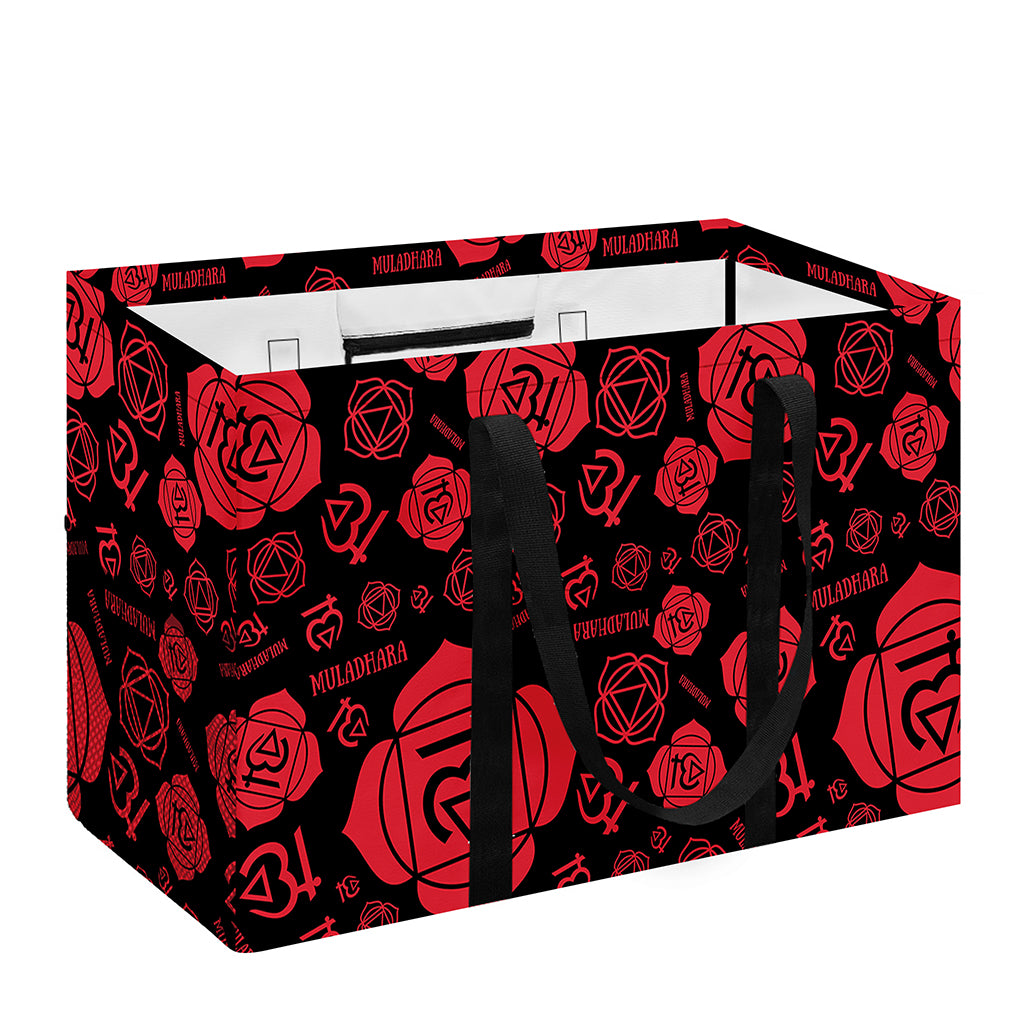 Muladhara Chakra Pattern Print Utility Tote Bag