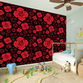 Muladhara Chakra Pattern Print Wall Sticker