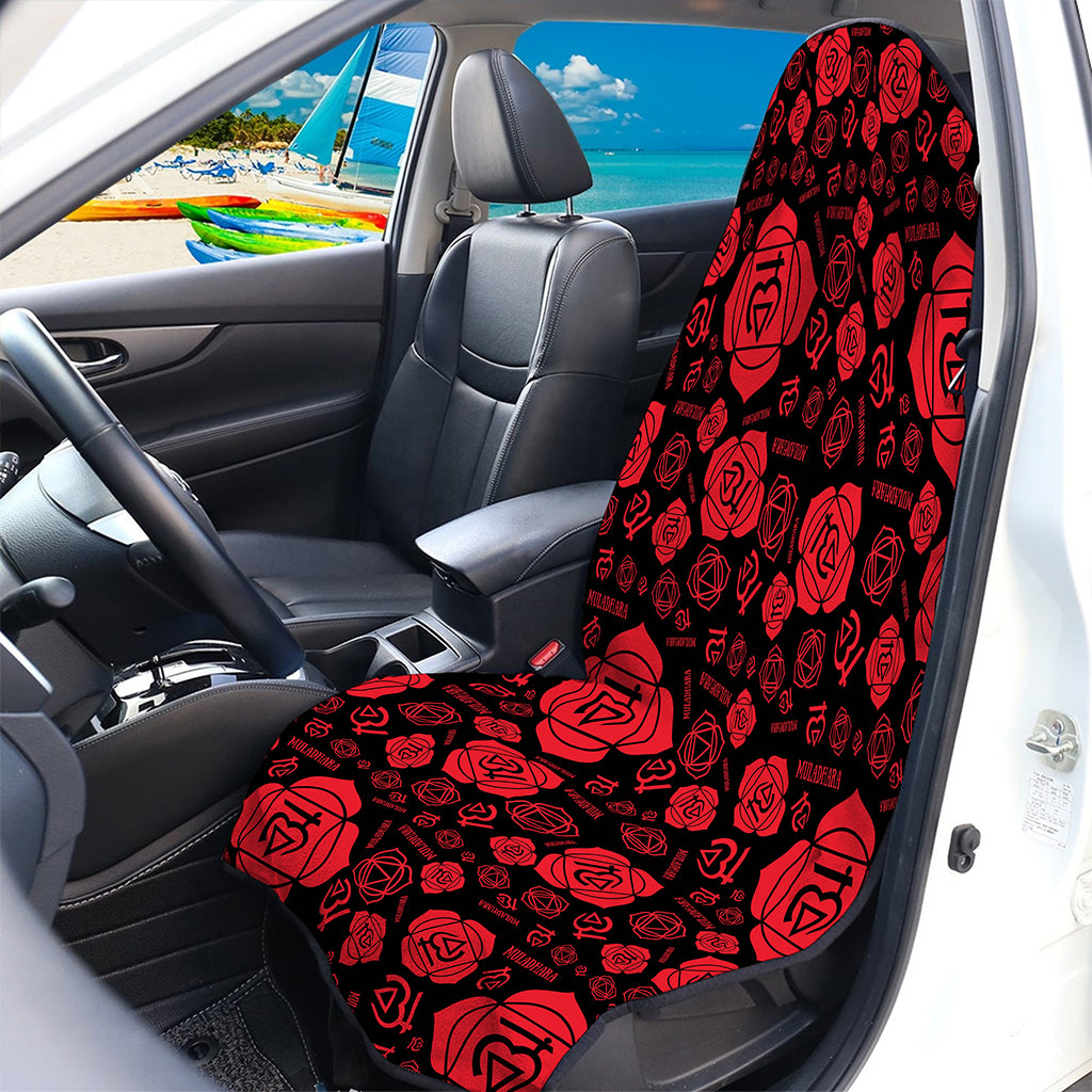Muladhara Chakra Pattern Print Waterproof Car Seat Cover