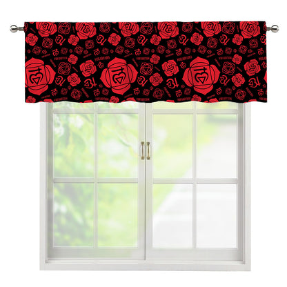 Muladhara Chakra Pattern Print Window Valance