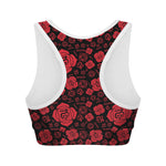 Muladhara Chakra Pattern Print Women's Sports Bra