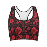 Muladhara Chakra Pattern Print Women's Sports Bra