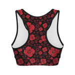 Muladhara Chakra Pattern Print Women's Sports Bra