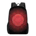 Muladhara Chakra Spiritual Print 17 Inch Backpack