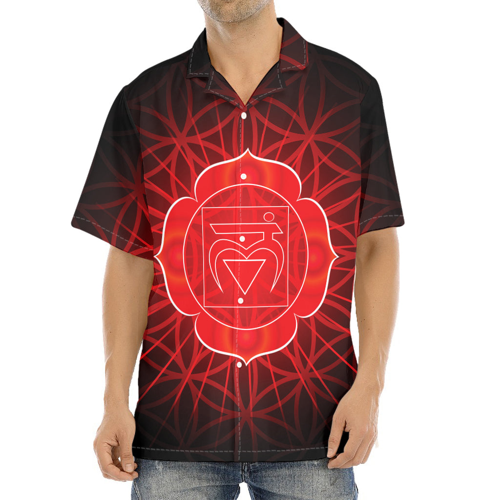 Muladhara Chakra Spiritual Print Aloha Shirt