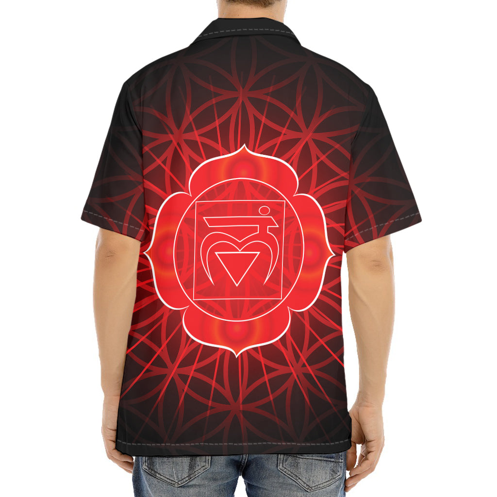 Muladhara Chakra Spiritual Print Aloha Shirt