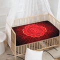 Muladhara Chakra Spiritual Print Baby Crib Sheet