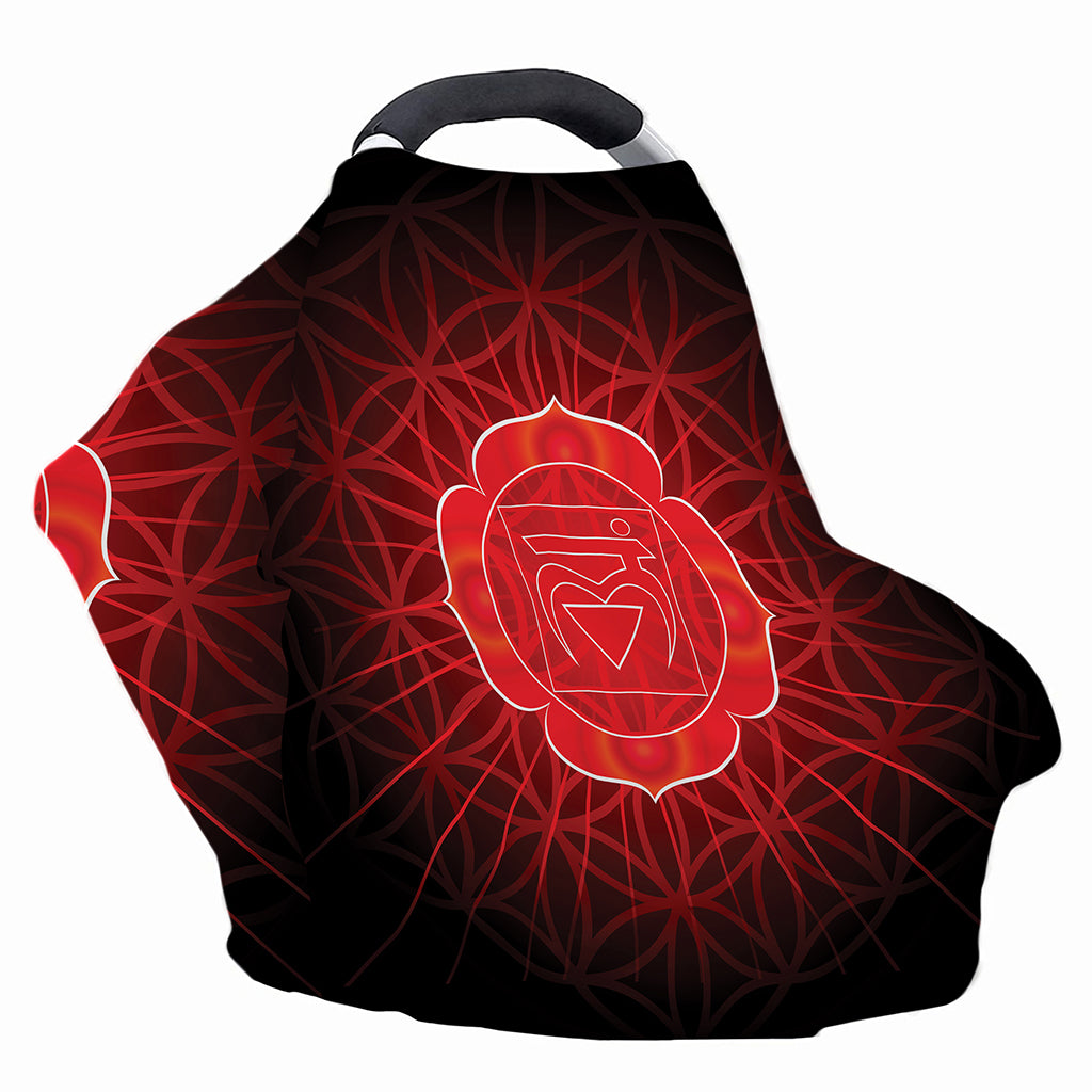 Muladhara Chakra Spiritual Print Baby Seat Cover