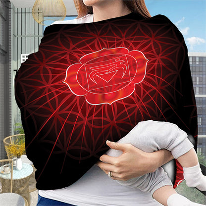 Muladhara Chakra Spiritual Print Baby Seat Cover