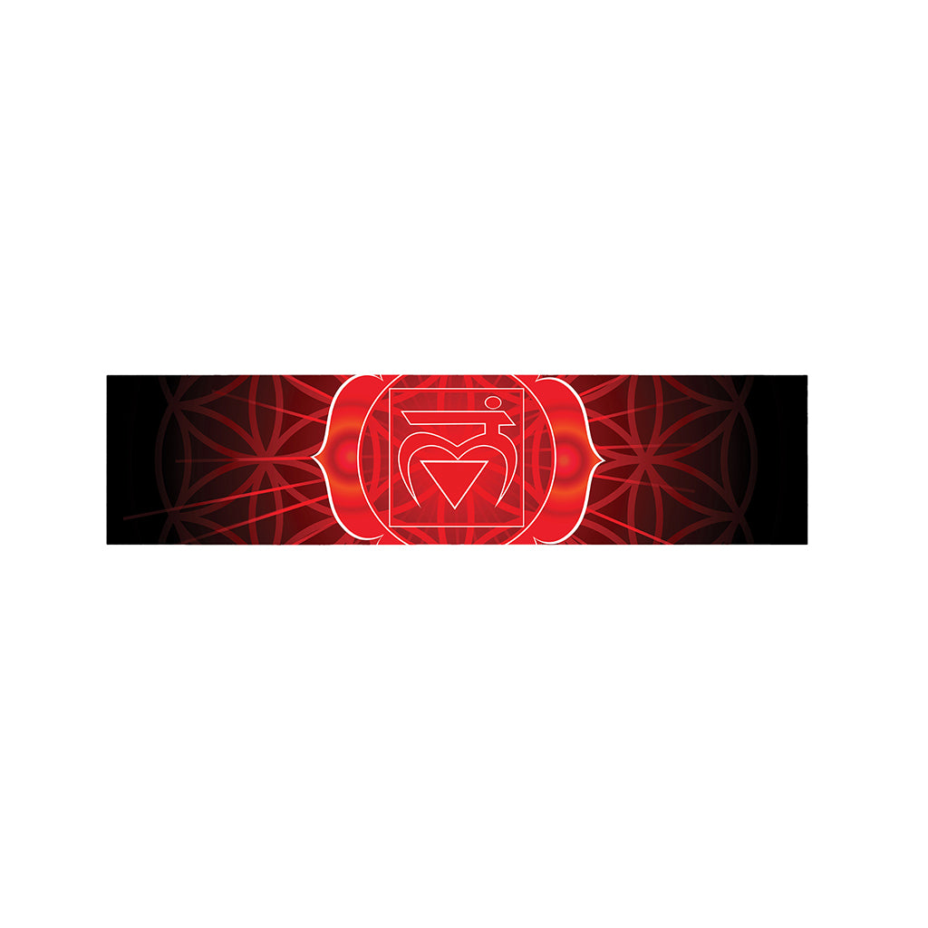 Muladhara Chakra Spiritual Print Bed Runner