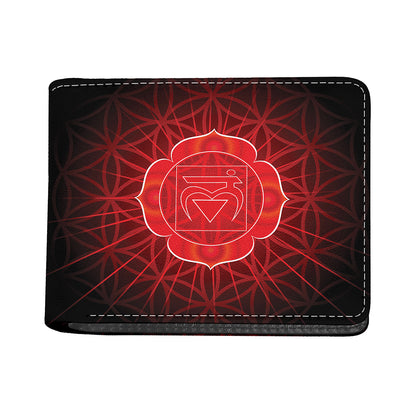 Muladhara Chakra Spiritual Print Bifold Wallet