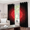 Muladhara Chakra Spiritual Print Dimout Grommet Curtains