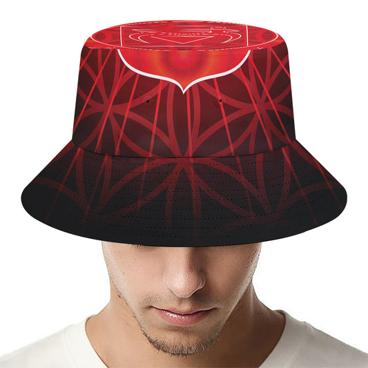 Muladhara Chakra Spiritual Print Bucket Hat