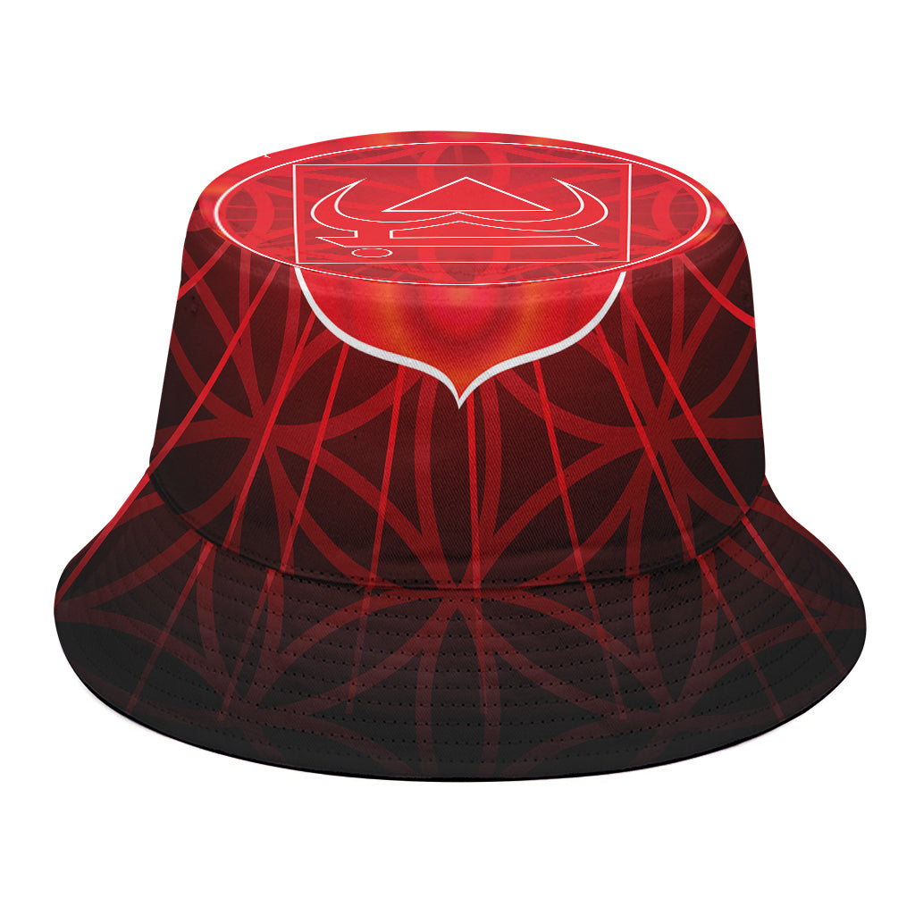 Muladhara Chakra Spiritual Print Bucket Hat
