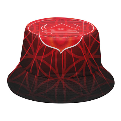 Muladhara Chakra Spiritual Print Bucket Hat