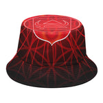 Muladhara Chakra Spiritual Print Bucket Hat